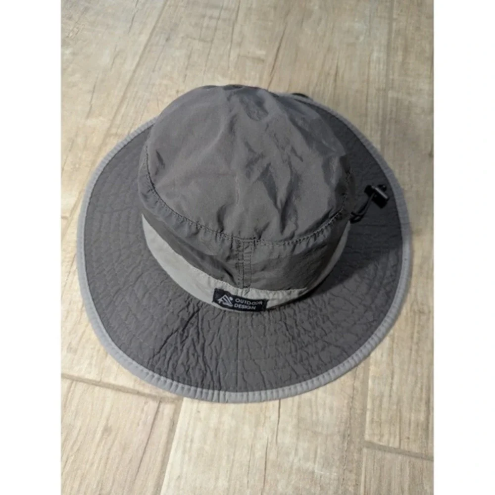 DPC Dorfman Pacific Co. Outdoor Boonie Hat Sun Bucket Nylon Gray Large‎